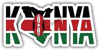 Kenya Vinyl Decal Coat Arms Kenyan Sticker Waterproof Bumper