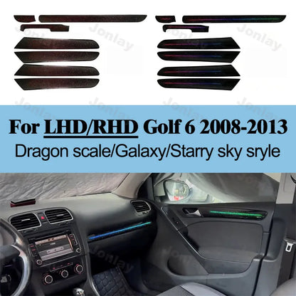 For Golf 6 2008-2013 Lhd Rhd Ambient Interior Atmosphere Trim