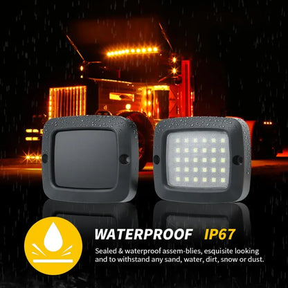 2PCS Chassis off-road Atmosphere White Yellow Dual Color Truck