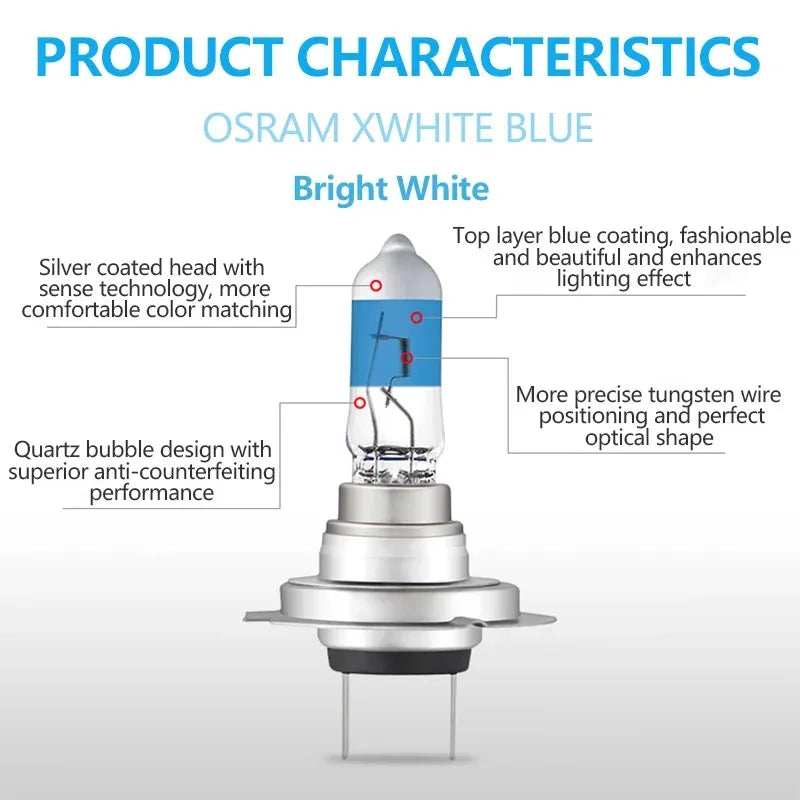 Osram H1 H4 H7 H11 HB3 HB4 9005 9006