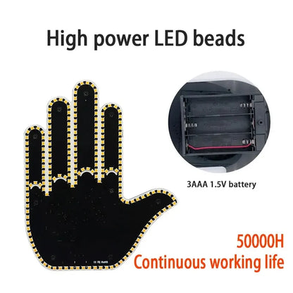 Finger Fun Interior Lighting Remote Control Rear Window