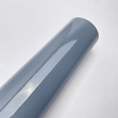 For Motorcycle Gloss Grey Vinyl Wrap Film Waterproof Shiny