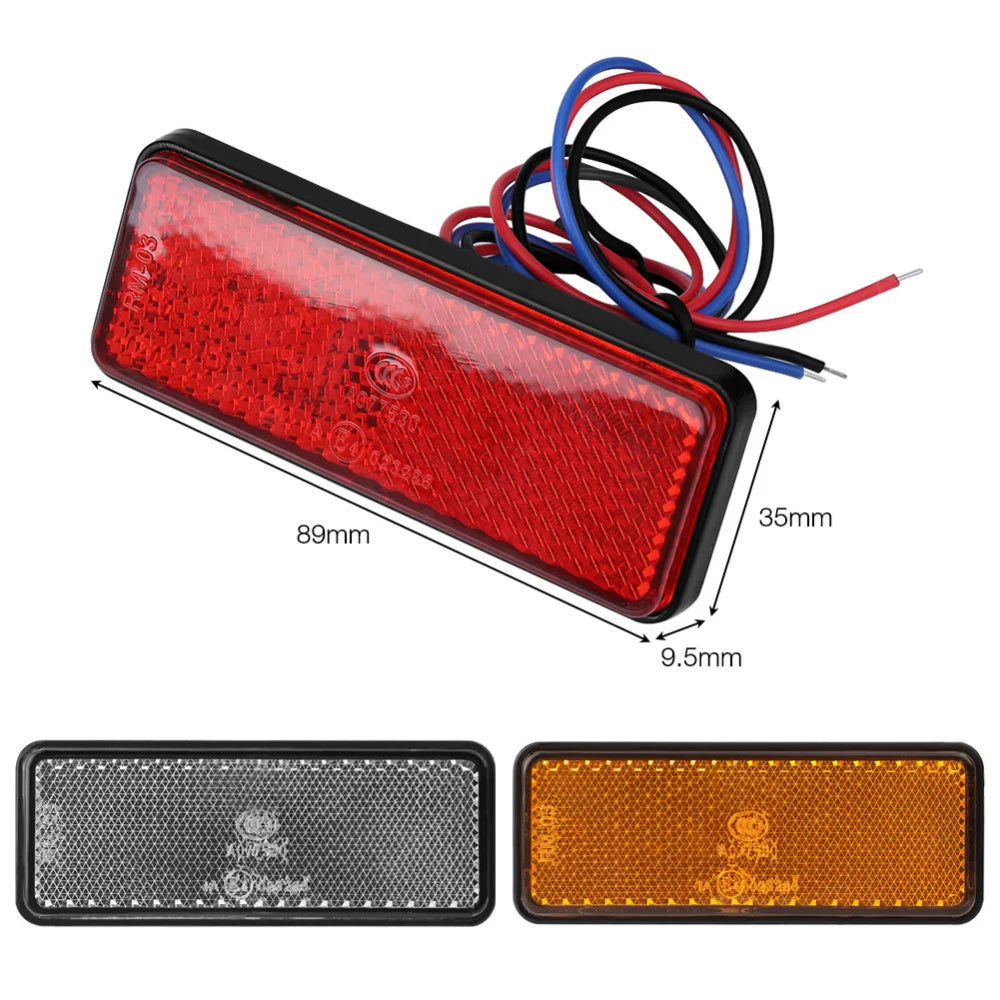 For Motorcycle Electric Vehicle 1PCS 12V Side Marker Warning