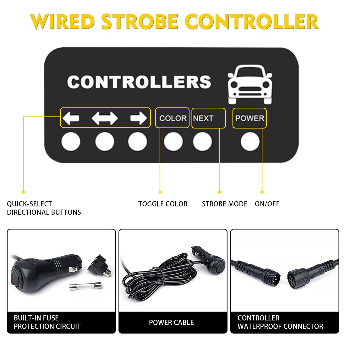 For All Vehicle Windshields 2IN1 Multifunctional Safety Warning