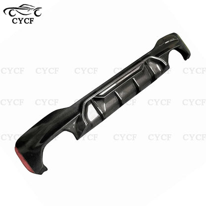 For BMW 5 Series M5 F90 G30 G38 Carbon Fiber Rear Bumper Lip