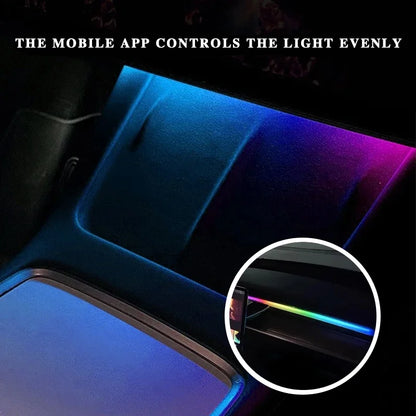 For Tesla Model 3 Y RGB Center Console Dashboard Wireless