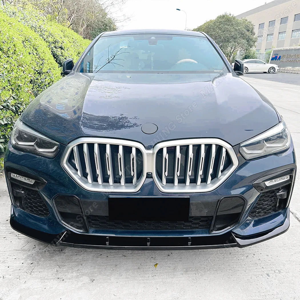 For BMW X6 G06 M-Sport 2019-2022 Front Bumper Splitter Lip