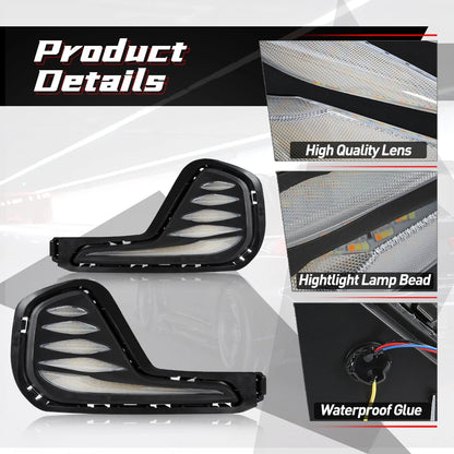 For Chevrolet Cavalier 2019 2020 2021 2PCS Daytime Running 2022
