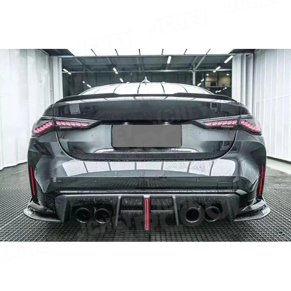 For BMW 4 Series G82 G83 M4 2021 Dry Carbon Fiber Rear Bumper