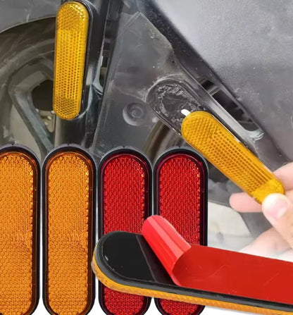 Motorcycle Bike Safe self-adhesive Reflector Warning Device
