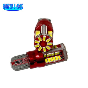 100PCS Promotion T10 W5W Bulb 57SMD 12V 5W5 3014