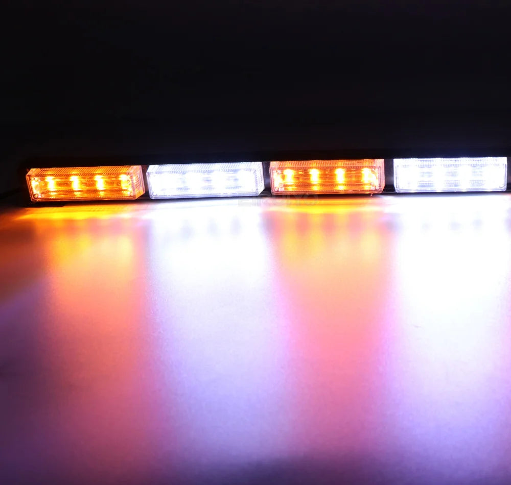 For Auto Emergency Grill Warning Lamp Strobe Windshield Bar