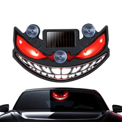 Eye Windshield Dynamic USB Solar Warning Waterproof Sign Wireless