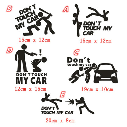 Creative Don T Touch My Sticker Decals Funny Exterior
