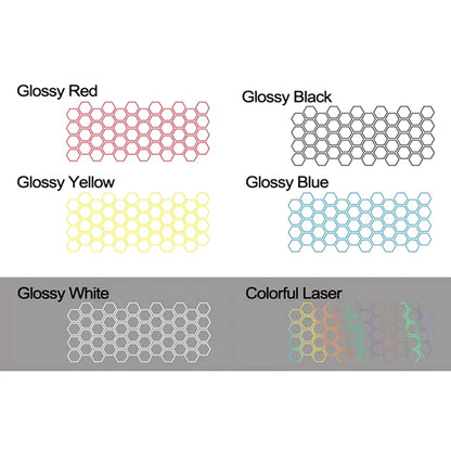 Graphics Honeycomb Open Sticker Decor Tuning Side