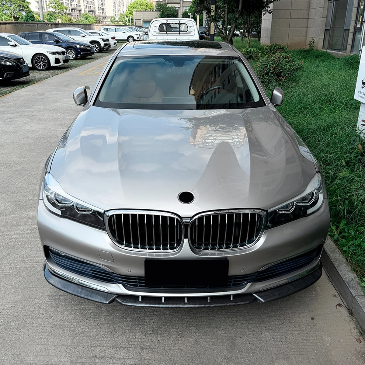 For BMW 7 Series G11 G12 Front Spoiler Bumper Lip 2015-2018