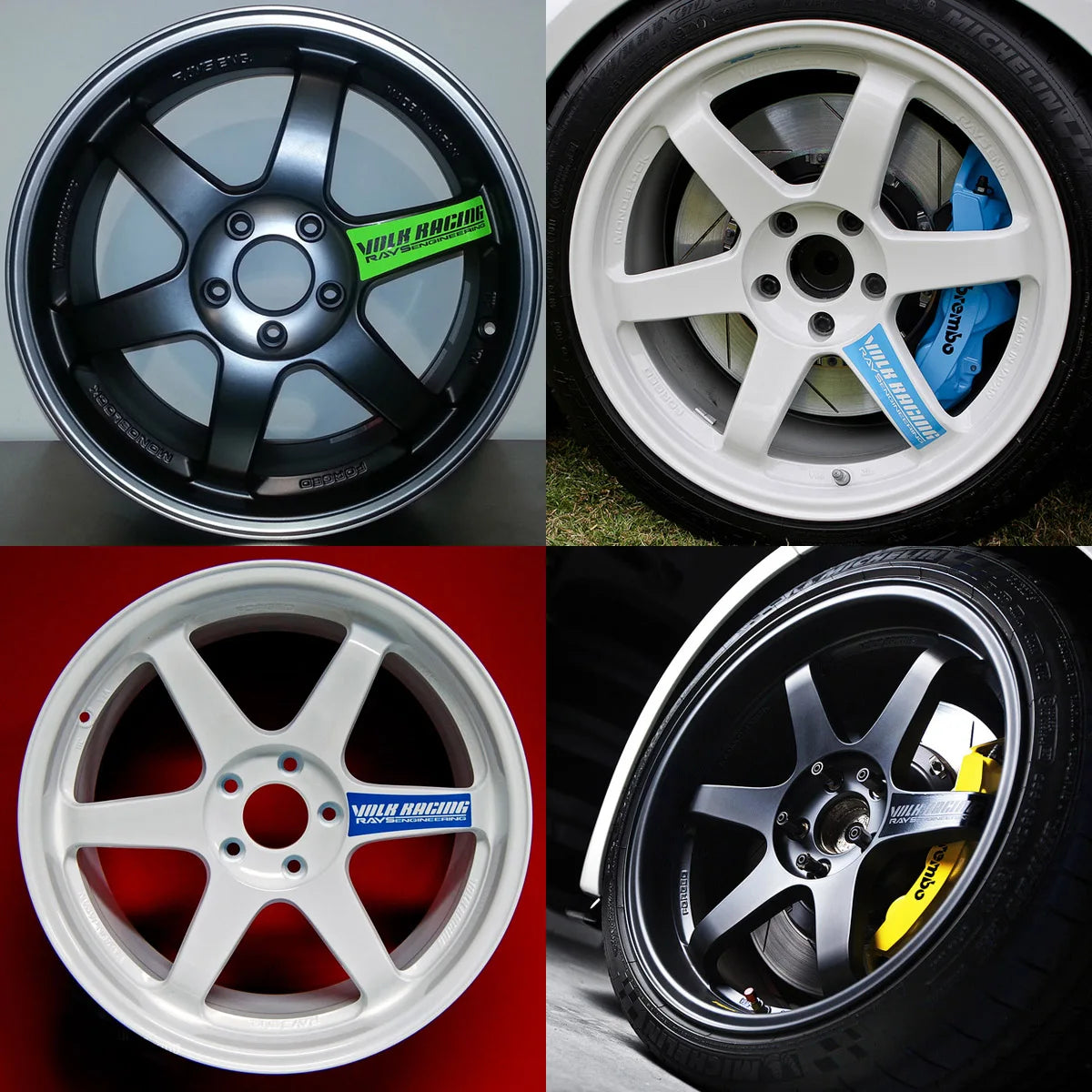 For Raysengineering TE37SL Sticker Motocross Racing Automobile