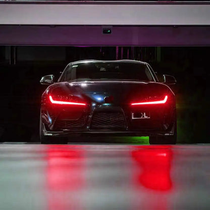 For Toyota Gr Supra A90 A91 Csl Yellow RGB Drl Daytime Running