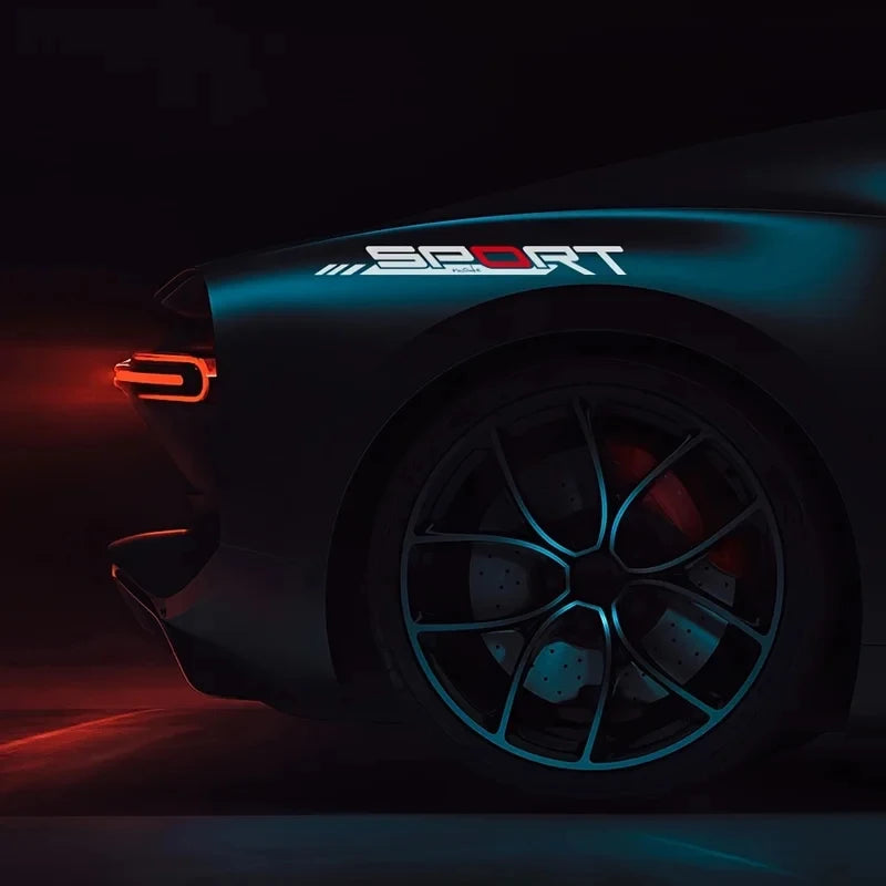 For Sports Lovers 2PCS Set Sport Logo Inspired Motorcycle