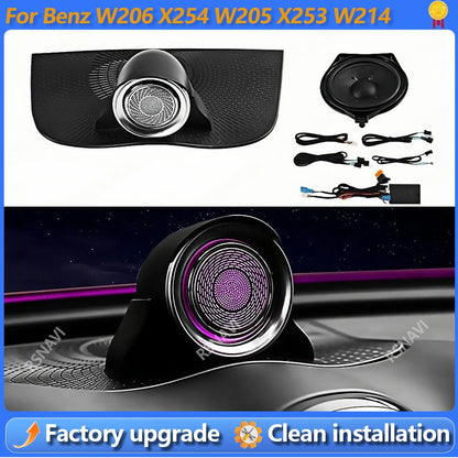 For Mercedes Benz C W206 W205 mid-high Frequency Speaker Mounted