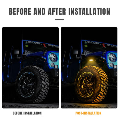 Design 2PCS Highlight Chassis Cars Bottom Neon Lighting Modified