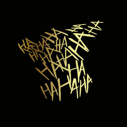 Hahahaha Motorcycle Helmet Sticker Personalize Reflective Vinyl