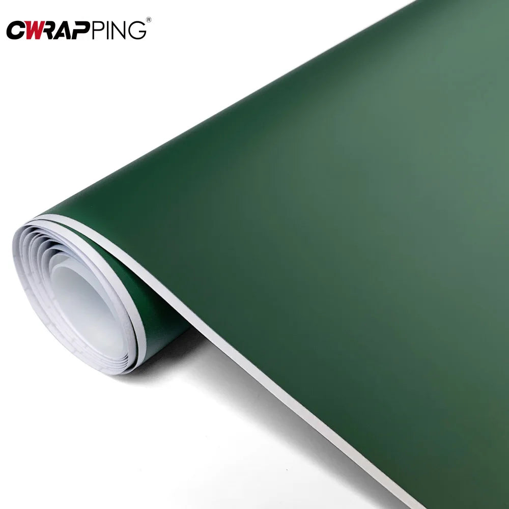 Vinyl Film Sticker Matte Dark Green Full Body Wrap