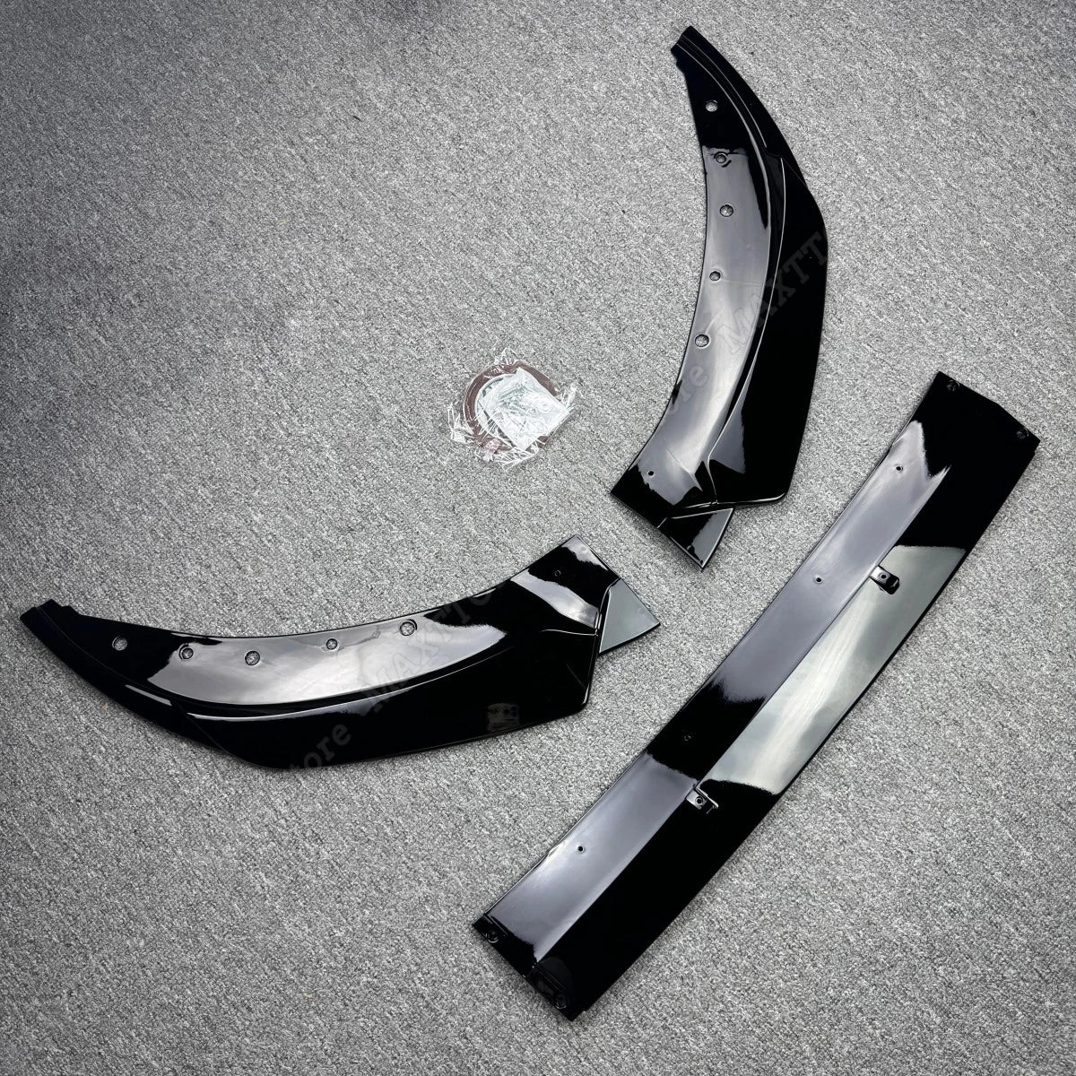 For BMW 3 Series G20 G21 Front Splitter v.2 pre-lci 3PCS Maxton