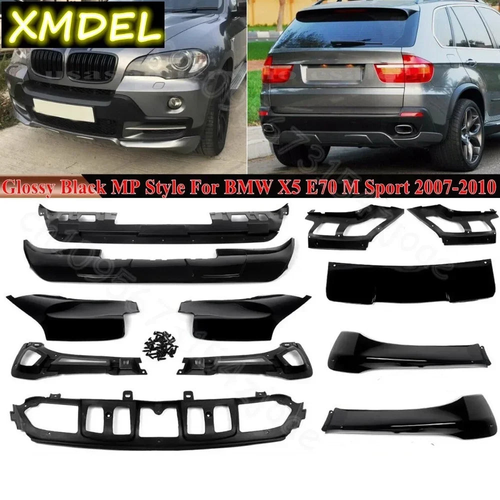 For BMW X5 E70 M Sport 2007 2008 2009 2010 Unpainted Glossy