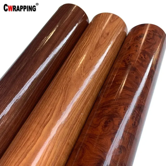 Sticker self-adhesive Wrap Vinyl Wood Grain Textured Internal
