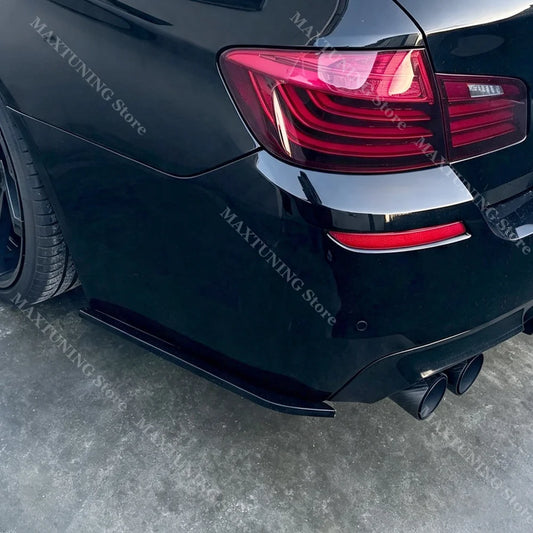 For BMW 5 Series F10 F11 m-pack 2011-2017 2PCS Gloss Black Rear