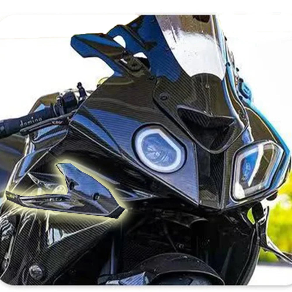 For BMW S1000RR S1000 Rr 2009-2014 Fairing Fixed Wing ABS Carbon