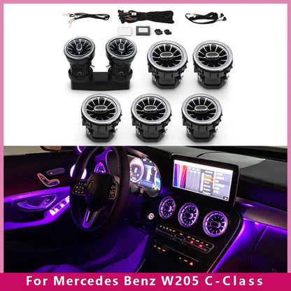 For Mercedes-Benz 3 64 Colour LED Ambient Turbine Nozzle Air
