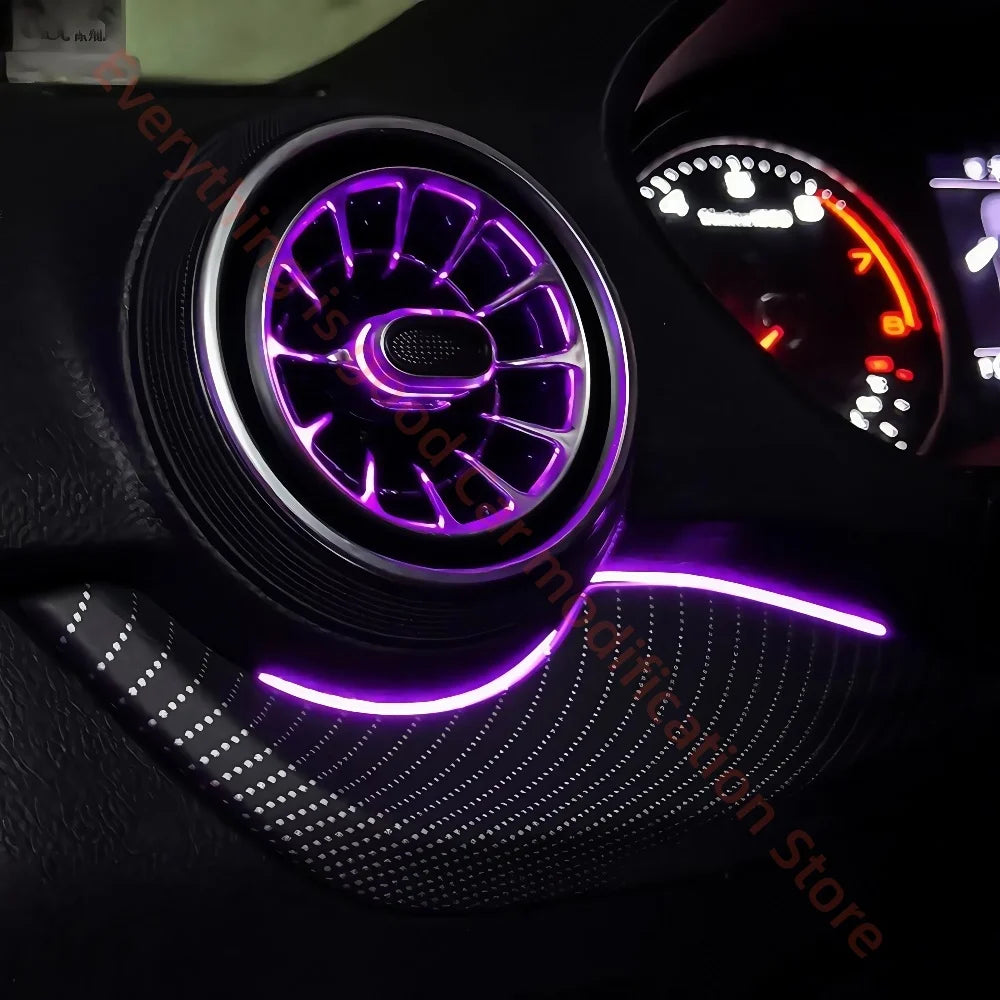 For Audi Q2 Q2L 2019+ Rhd Ambient Atmosphere Interior Lighting