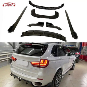 For BMW X5 F15 M Sport Carbon Fiber Front Bumper Lip Rear