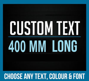 400MM Custom Sticker Vinyl Decal Long Text Font Name