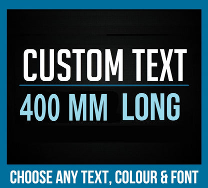 400MM Custom Sticker Vinyl Decal Long Text Font Name
