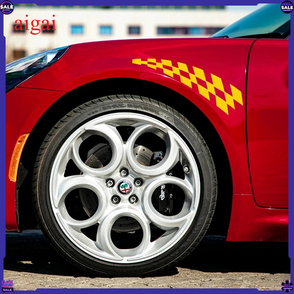 For Audi Volkswagen VW Ford BMW Racing Stickers Vinyl Film Wheel