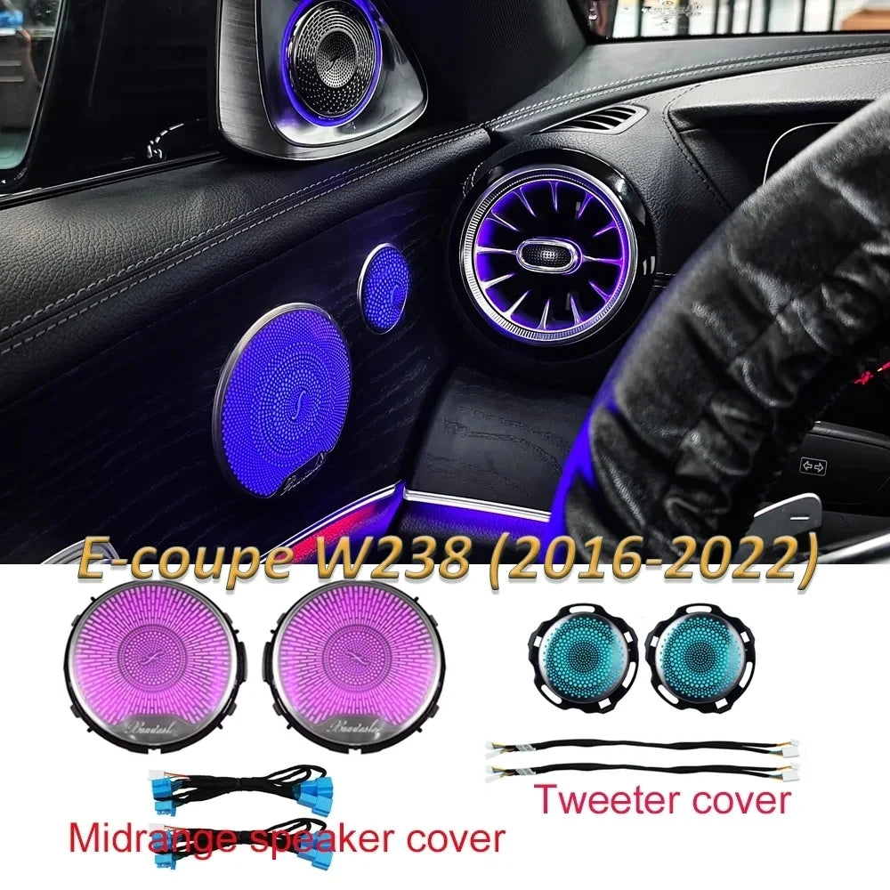 For Mercedes Benz C E-Coupe W238 W205 Horn Audio Trim Glow Cover