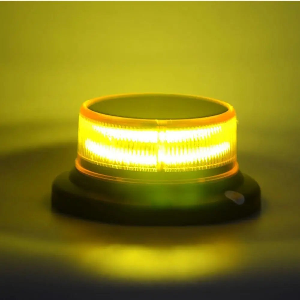 Solar Powered Rotating Strobe Rechargeable Warning Flashlight