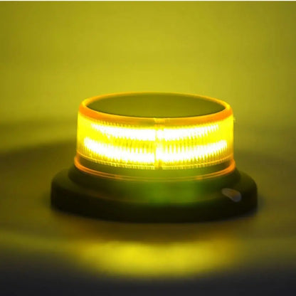 Solar Powered Rotating Strobe Rechargeable Warning Flashlight