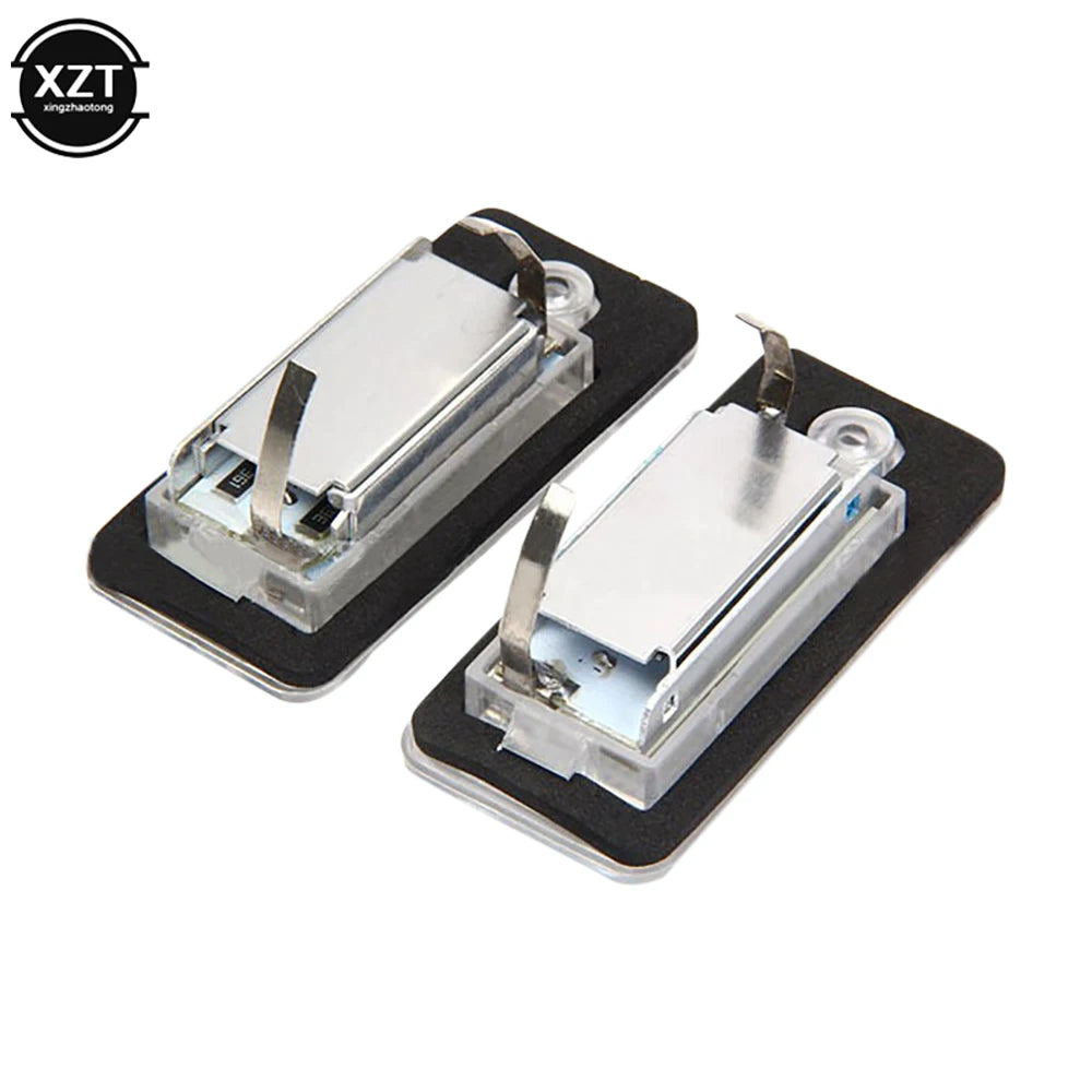 For Audi A3 S3 A4 S4 2PCS Canbus Number License Plate 12V C6 A8