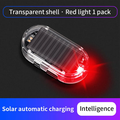 Solar anti-theft Interior Warning Simulated Alarm Flashing