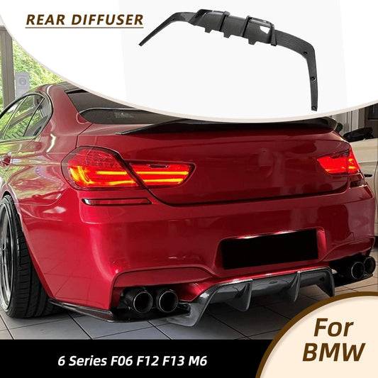 Rear Diffuser Compatible BMW Series F06 F12 F13 M6