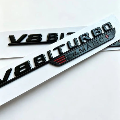 For S63L SL63s GT63s Badge 3D Letters Numbe V8 Biturbo E