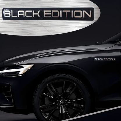 Black Edition Sticker Suitable Fender Rear Door Bumper Metal