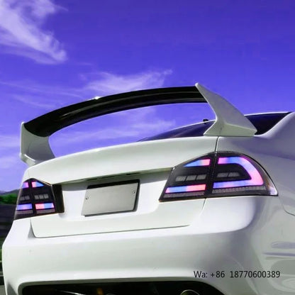For Honda Civic FD1 FD2 2006-2012 RGB Color Taillights 8TH Gen