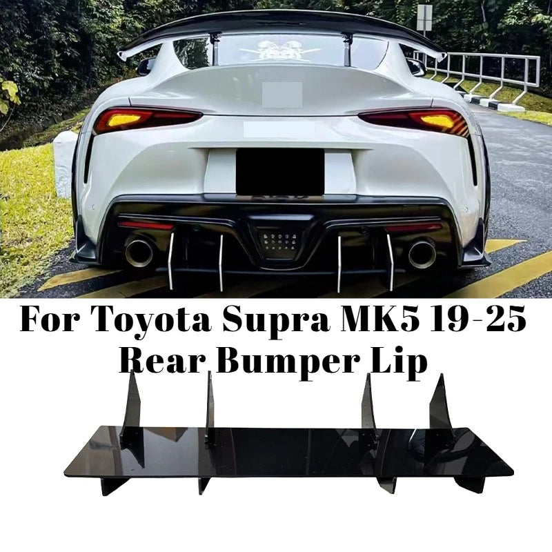For Toyota Supra MK5 19-25 Rear Bumper Lip Rear Spoiler Blade