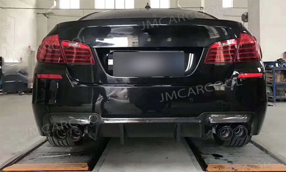 For BMW 5 Series F10 M5 Sedan 2012-2017 Carbon Fiber Rear