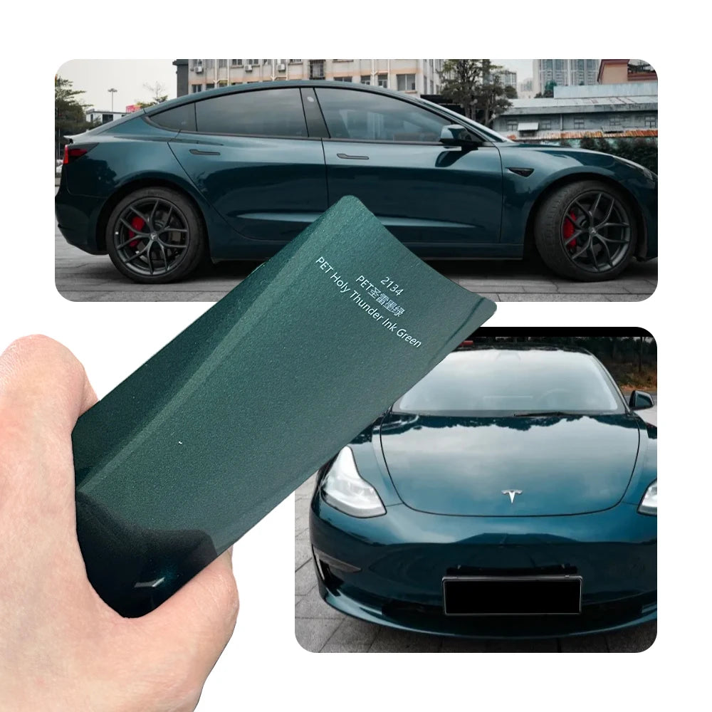 Super Gloss Sacred Ray Dark Green Full Wrap Vinyl